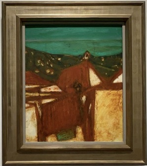 三岸節子「カーニュ風景」1954年頃