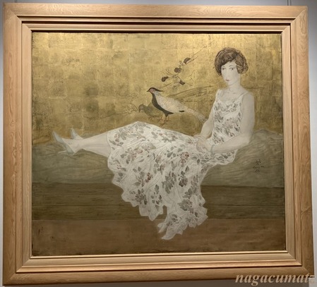 藤田嗣治　「坐る女」　1929