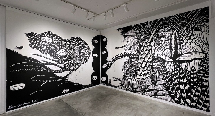 エコ・ヌグロホ「Nowhere is My Destination (1)」2019