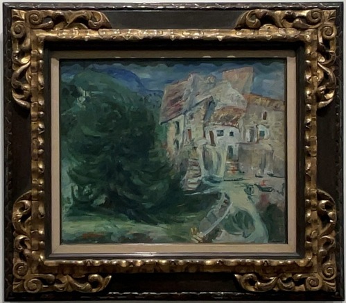 シャイム・スーティン Chaim Soutine「大きな樹のある南仏風景」1924