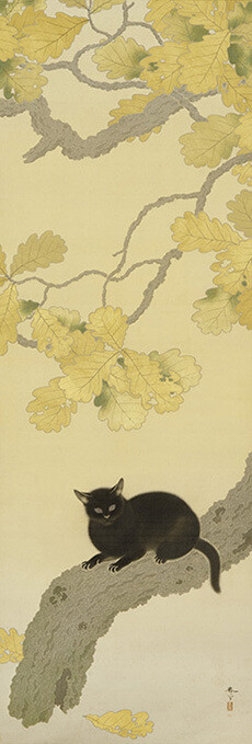 重要文化財　菱田春草「黒き猫」 明治43年（1910）