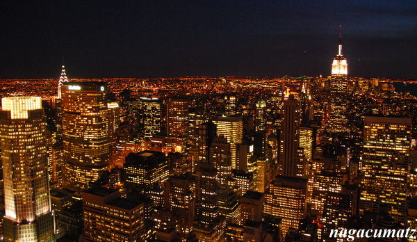 マンハッタンの夜景 ロックフェラーセンターから 徒然なる All Over The World