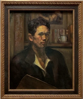 ★清水多嘉示「自画像」