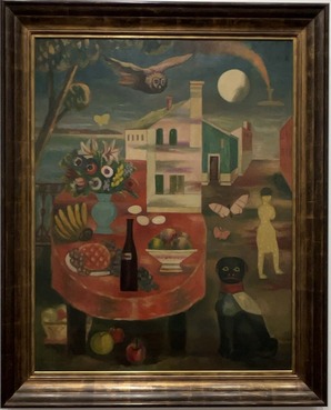 古賀春江「素朴な月夜」1929