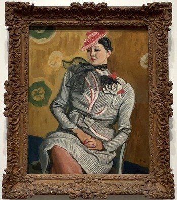 安井曾太郎《F夫人像》1939