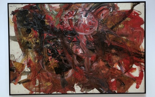 白髪一雄「ミスアーステラ」1958