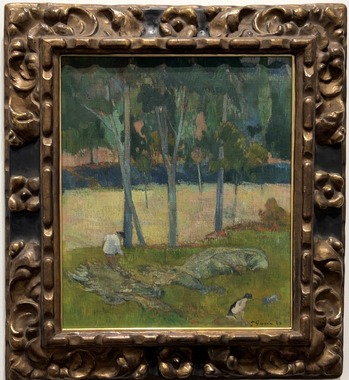 ポール・ゴーガン Paul Gauguin 《乾草》 1889