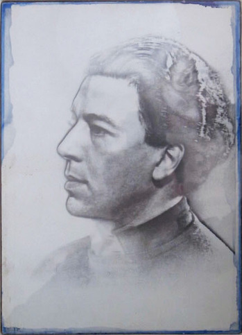 ジョセフ・コーネル Joseph Cornell 《アンドレ・ブルトン》 1966