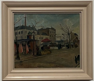 藤田嗣治「巴里風景」1918