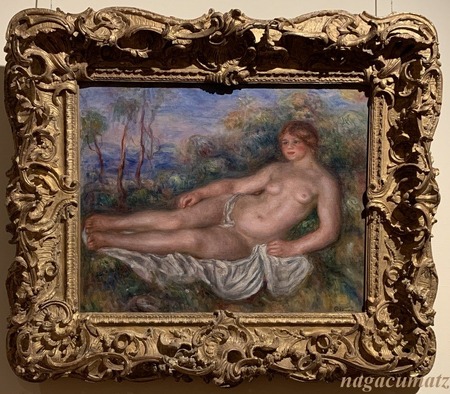 ピエール＝オーギュスト・ルノワール　「横たわる浴女」　1906