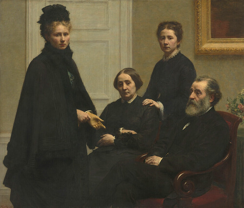 アンリ・ファンタン＝ラトゥール《デュブール家の肖像》1878年