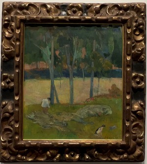 ポール・ゴーガン Paul Gauguin「乾草」1889