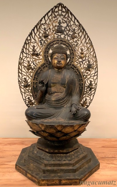 阿弥陀如来及両脇侍坐像 重要文化財