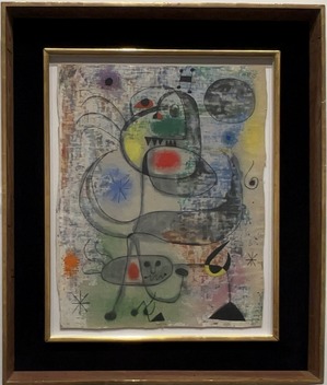 ジョアン・ミロ Joan Miro「夜の女と鳥」1944