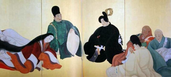 菱田春草「六歌仙」明治32年（1899）