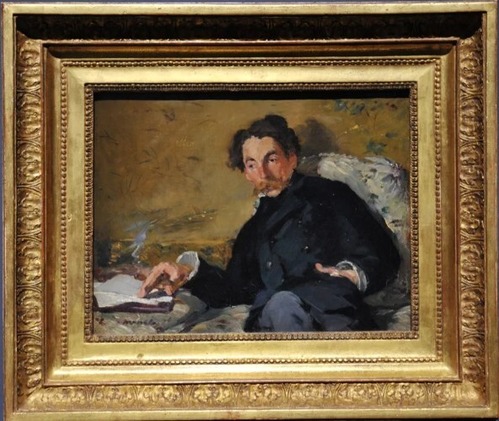 エドゥアール・マネ《ステファヌ・マラルメ》1876年
