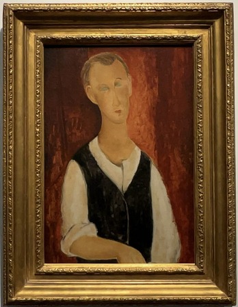 82アメディオ・モディリアーニ「若い農夫」1918