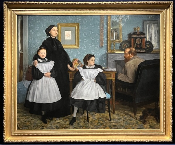 エドガー・ドガ《家族の肖像（ベレッリ家）》1858-1870