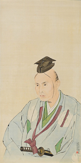 h21 鷹見泉石像　渡辺崋山筆　江戸時代　天保8年（1837）