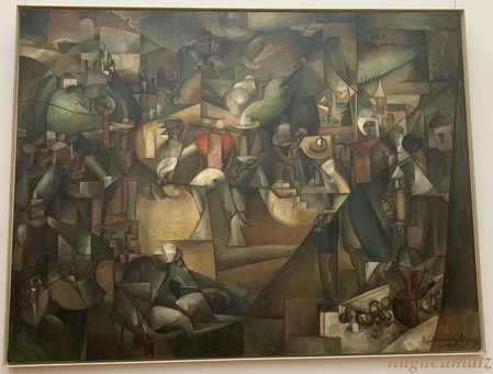 アルベール・グレーズ; 1881年-1953年　「収穫物の脱穀」