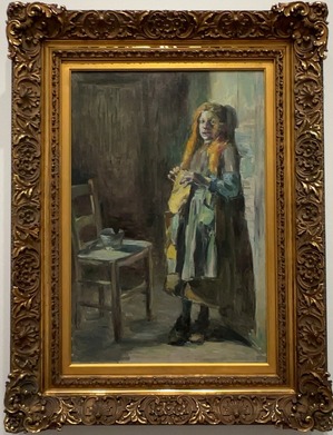 黒田清輝「プレハの少女」1891