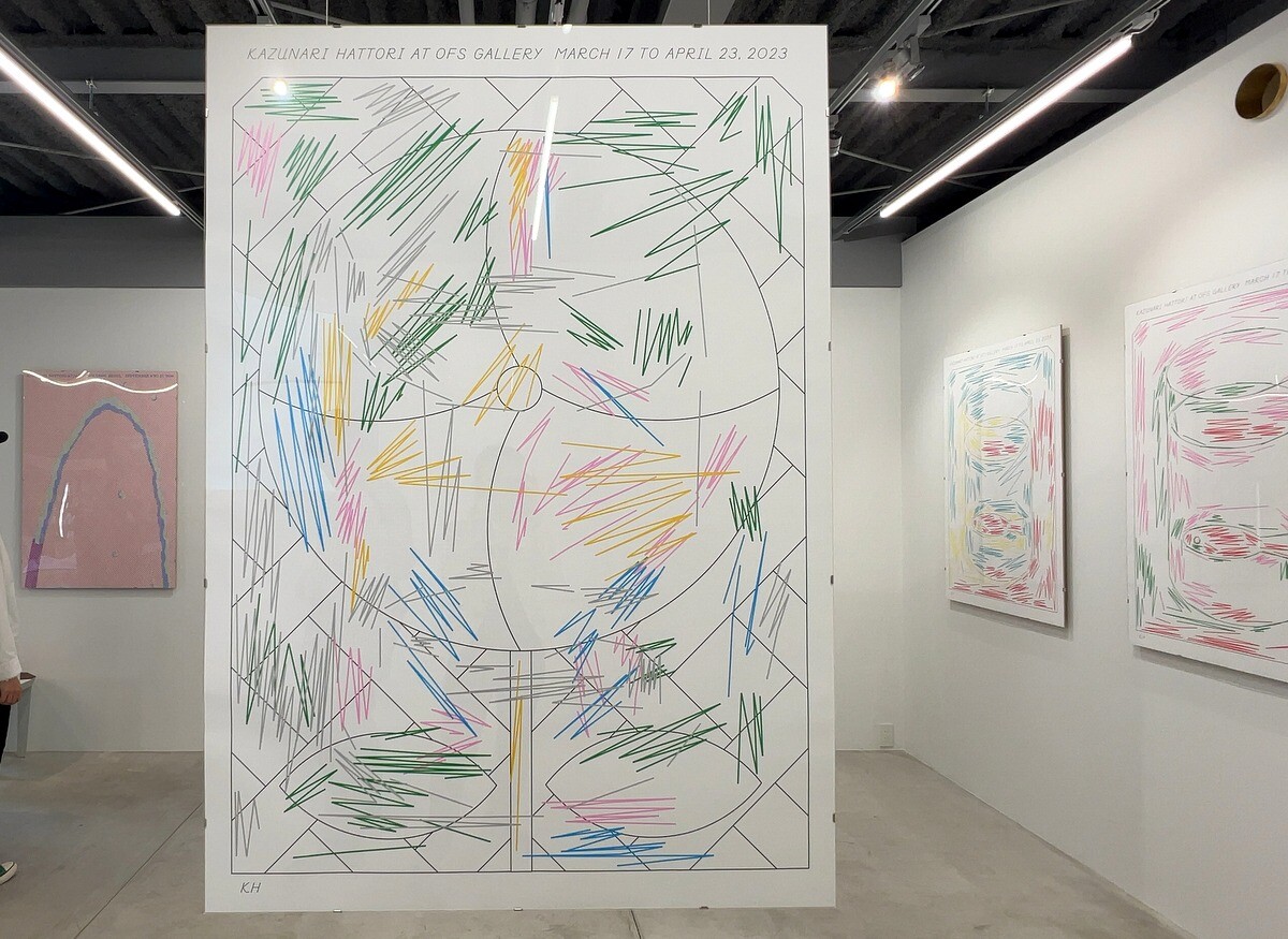 服部正一郎、黒部谷、希少画な集画、状態良好、新品高級額・額装付