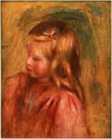 ピエール＝オーギュスト・ルノワール「ココの肖像」1905