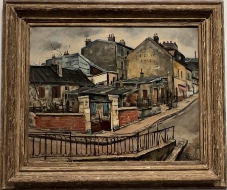 荻須高徳「モンマルトル裏」1940