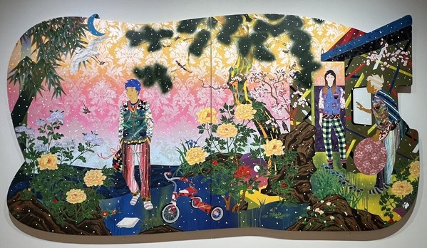 松山智一「Baby, It's Cold Outside」2017