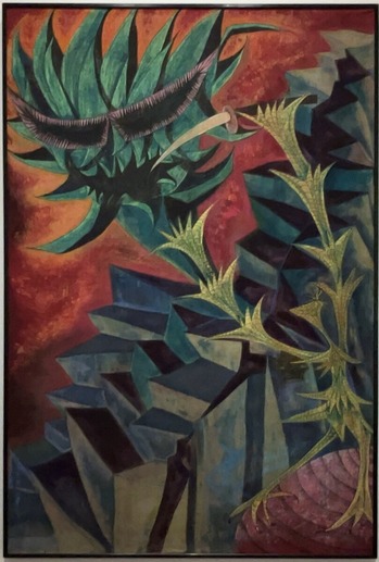 芥川（間所）紗織「神々の誕生」神話より　1956