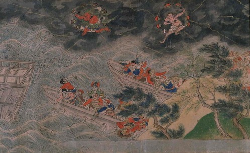 清水寺縁起　土佐光信　室町時代永正14年(1517年)