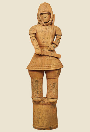 h63　埴輪　挂甲の武人（