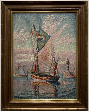 ポール・シニャック Paul Signac「コンカルノー港」1925