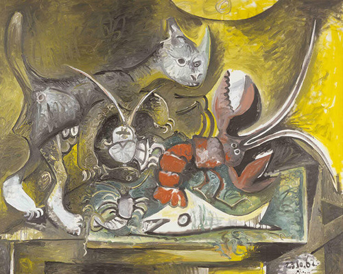 猫のいる静物　Still Life with Cat 1962