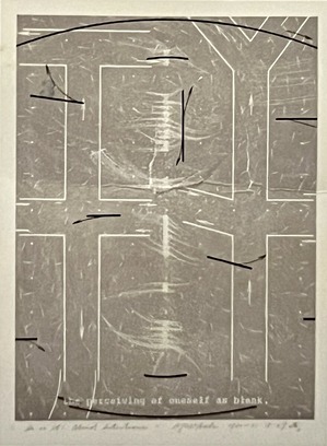 荒川修作「実際には：盲目の意思 I 」1982-83