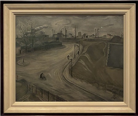 藤田嗣治「パリ風景」1918