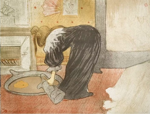 「『彼女たち』 行水の女―たらい」1896