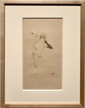 「『ピエロにはコロンビーヌ』のイヴェット・ギルベール」1894