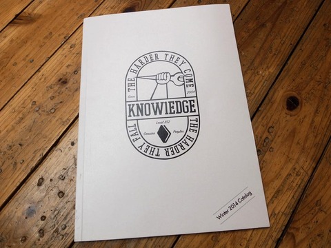 KNOW1EDGE 2014 WINTER CATALOG！！