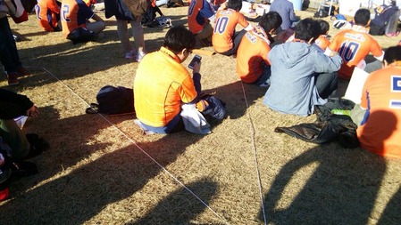 J2・J3入れ替え戦コレオのしるし
