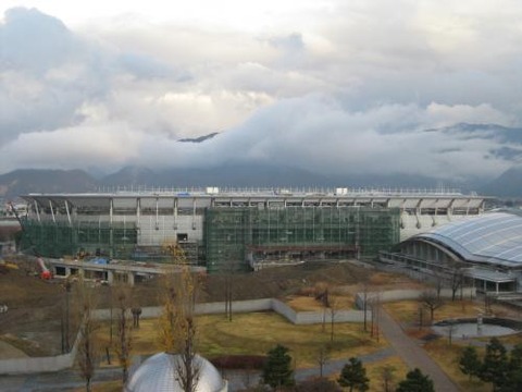 2014121　南長野球技場全景