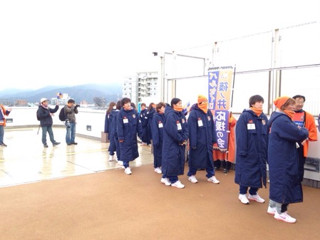 2014篠ノ井報告会選手入場