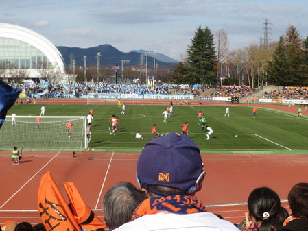 J2・J3入れ替え戦試合中