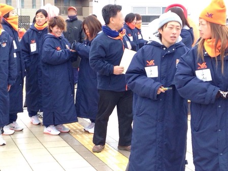 2014篠ノ井報告会レディースの選手たちサイン会