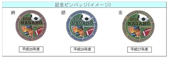 記念ピンバッジ