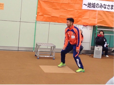 2014篠ノ井報告会踊る都並選手