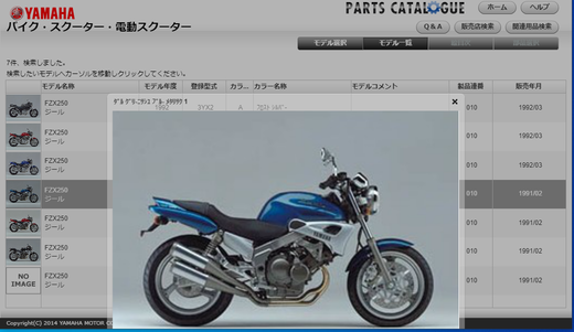 ジールFZX250