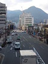 昭和通りを見下ろす