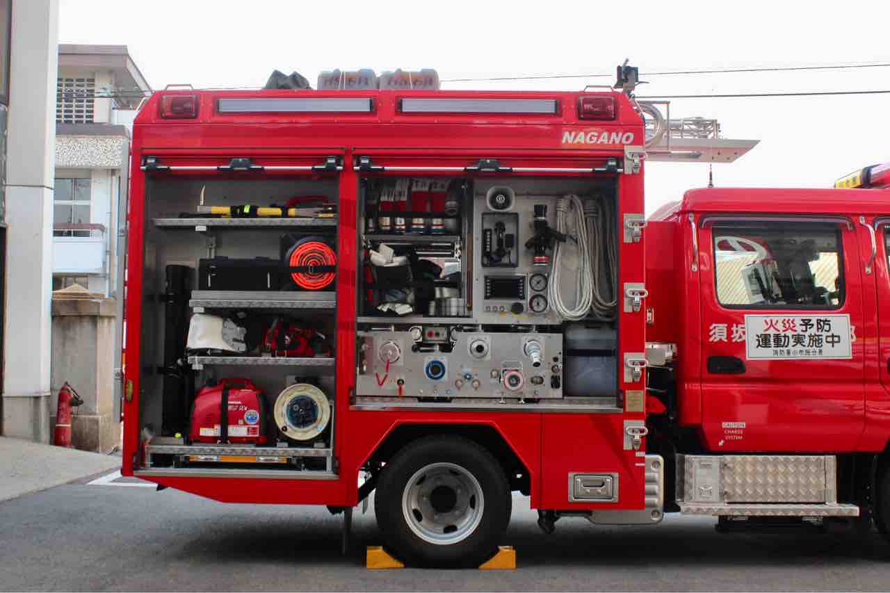 観光地小布施を守る 新 ポンプ車 信州人消防マニアのブログ