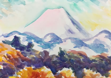 水彩画家･長尾周二１８０２０１１